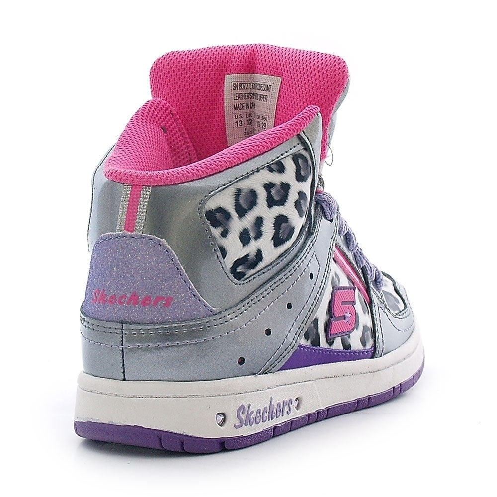 Skechers Μποτάκι Γιά κορίτσι - Animal Print Mid Top 80727L-GUMT