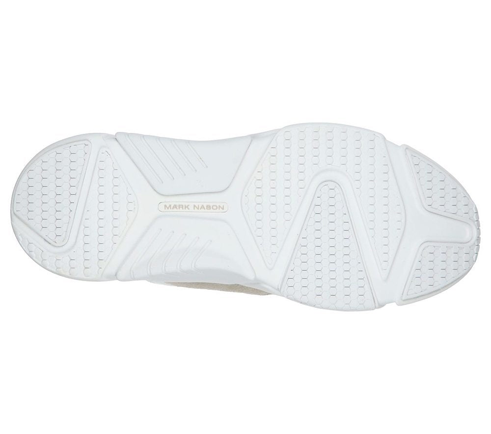 Skechers Παπούτσι Ανδρικό - Block - Trinity 68668-WTP White/Taupe