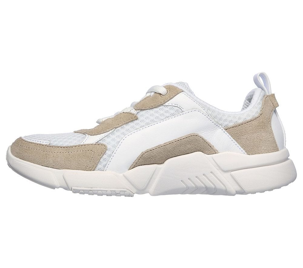 Skechers Παπούτσι Ανδρικό - Block - Trinity 68668-WTP White/Taupe
