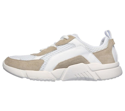 Skechers Παπούτσι Ανδρικό - Block - Trinity 68668-WTP White/Taupe