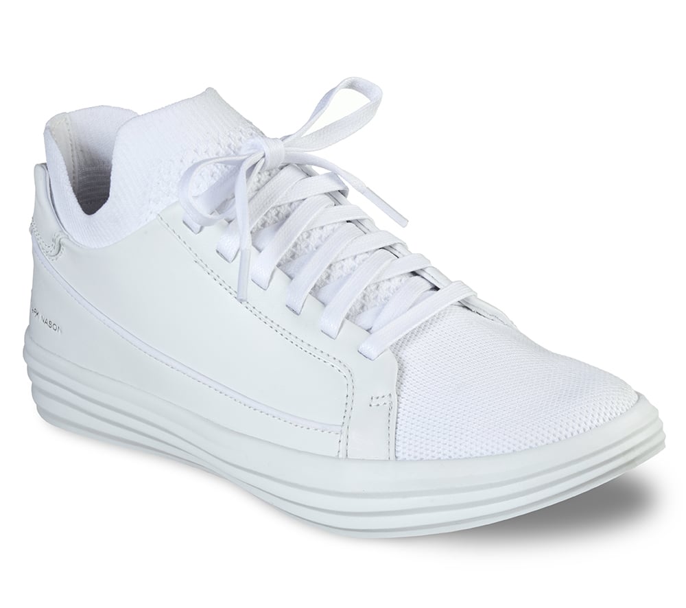 Skechers Παπούτσι Ανδρικό - Shogun - Down Time 68671-WHT White