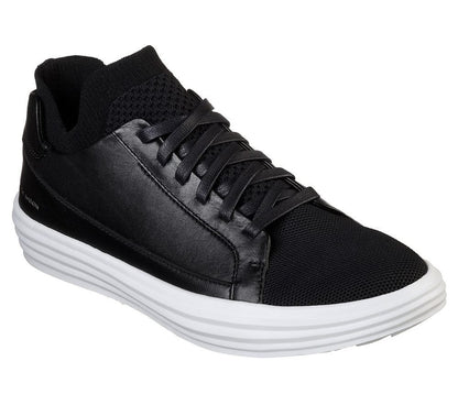 Skechers Παπούτσι Ανδρικό - Shogun - Down Time 68671-BKW Black White