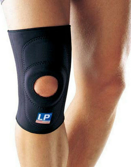 LP Support - Επιγονατίδα ελαστική με άνοιγμα STANDARD KNEE SupportOPEN PATELLA - 708-BK - Black