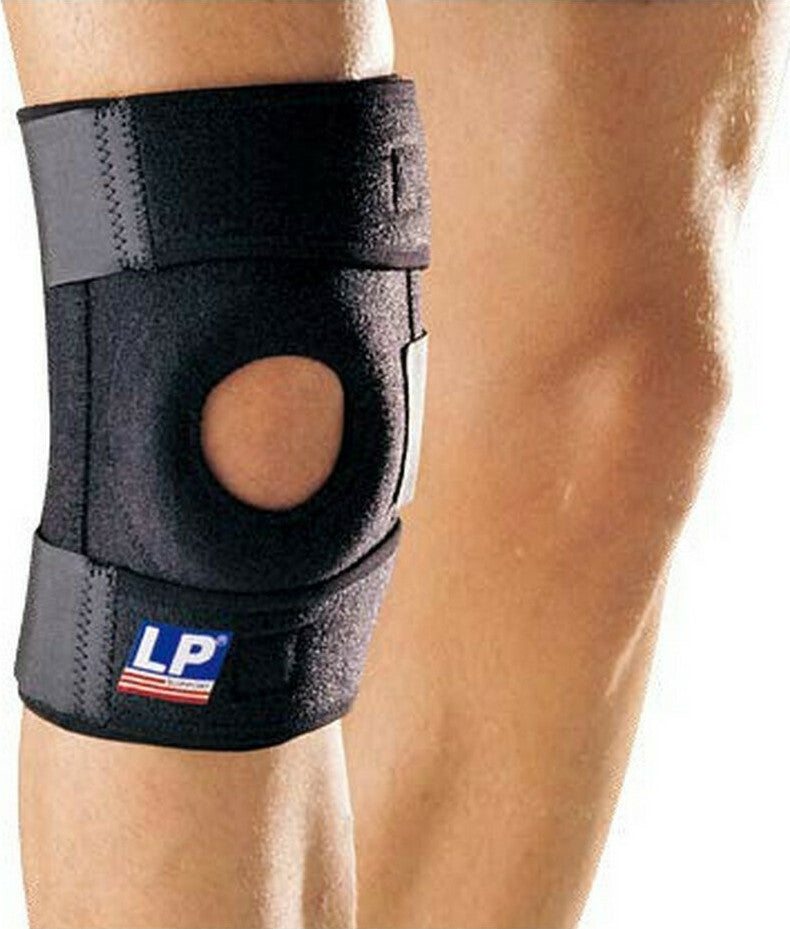 LP Support - Επιγονατίδα με οπή KNEE Support WITH STAYS - 733-BK - Black