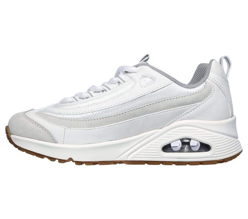 Skechers Παπούτσι Γυναικείο - Womens Uno 73678-WHT White