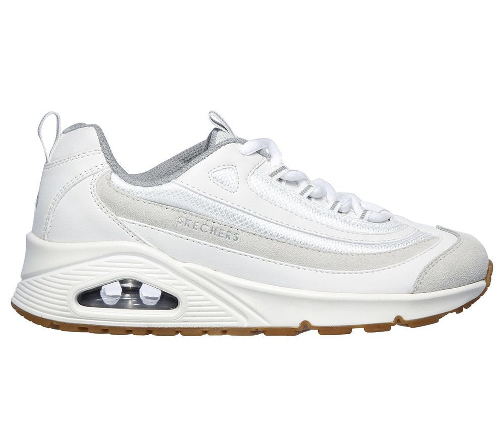 Skechers Παπούτσι Γυναικείο - Womens Uno 73678-WHT White