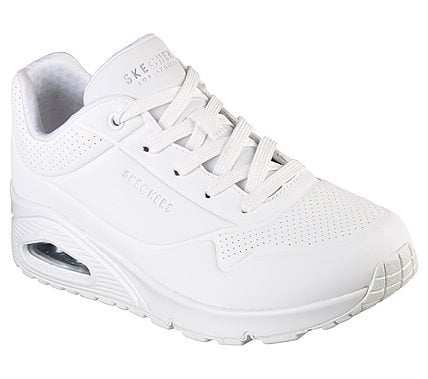 Skechers Παπούτσι Γυναικείο - Uno Stand on Air 73690-W - White