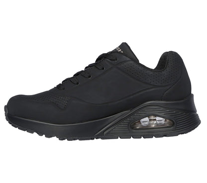 Skechers Παπούτσι Γυναικείο - Uno - Stand on Air 73690-BBK -Black
