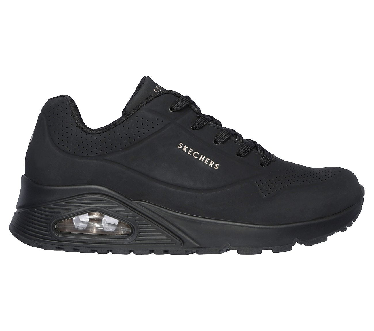 Skechers Παπούτσι Γυναικείο - Uno - Stand on Air 73690-BBK -Black