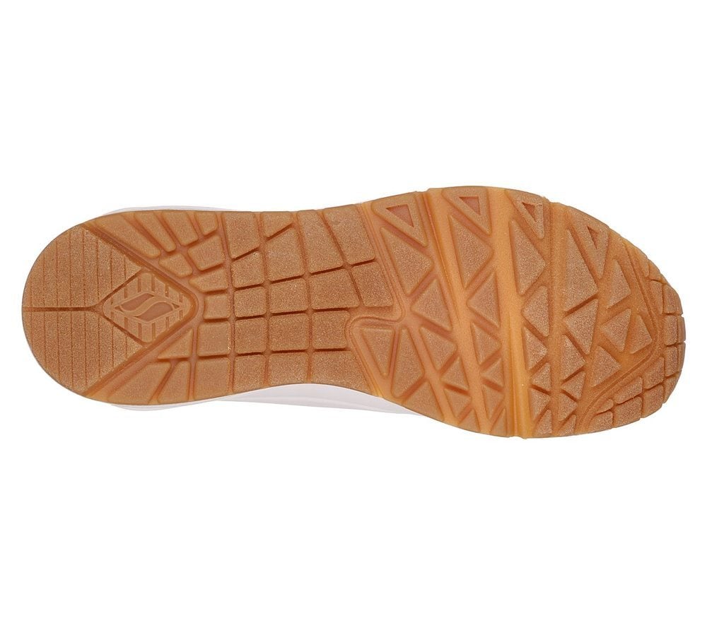 Skechers Παπούτσι Γυναικείο - Uno - Stand on Air 73690-WHT White