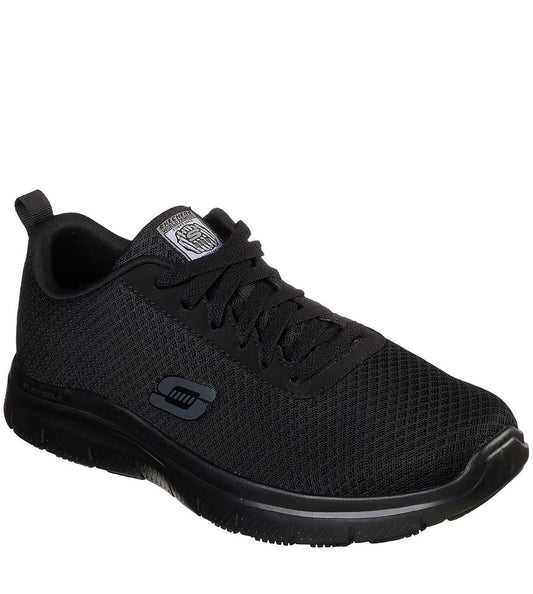 Skechers Παπούτσι Ανδρικό - Work Relaxed Fit: Flex Advantage - Bendon SR 77125-BLK Black