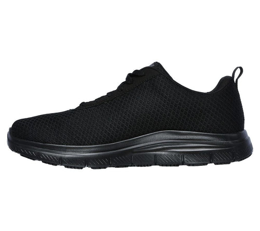 Skechers Παπούτσι Ανδρικό - Work Relaxed Fit: Flex Advantage - Bendon SR 77125-BLK Black
