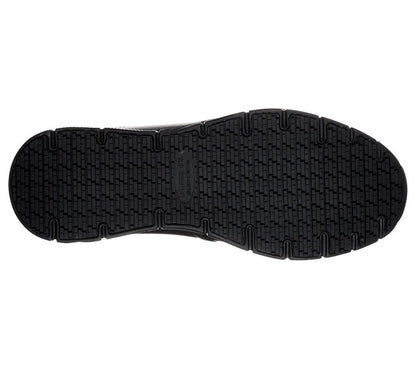 Skechers Παπούτσι Ανδρικό - Work Relaxed Fit: Nampa - Groton SR77157-BLK Black