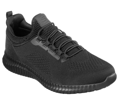 Skechers Παπούτσι Ανδρικό - Work Relaxed Fit: Cessnock SR 77188EC-BLK Black