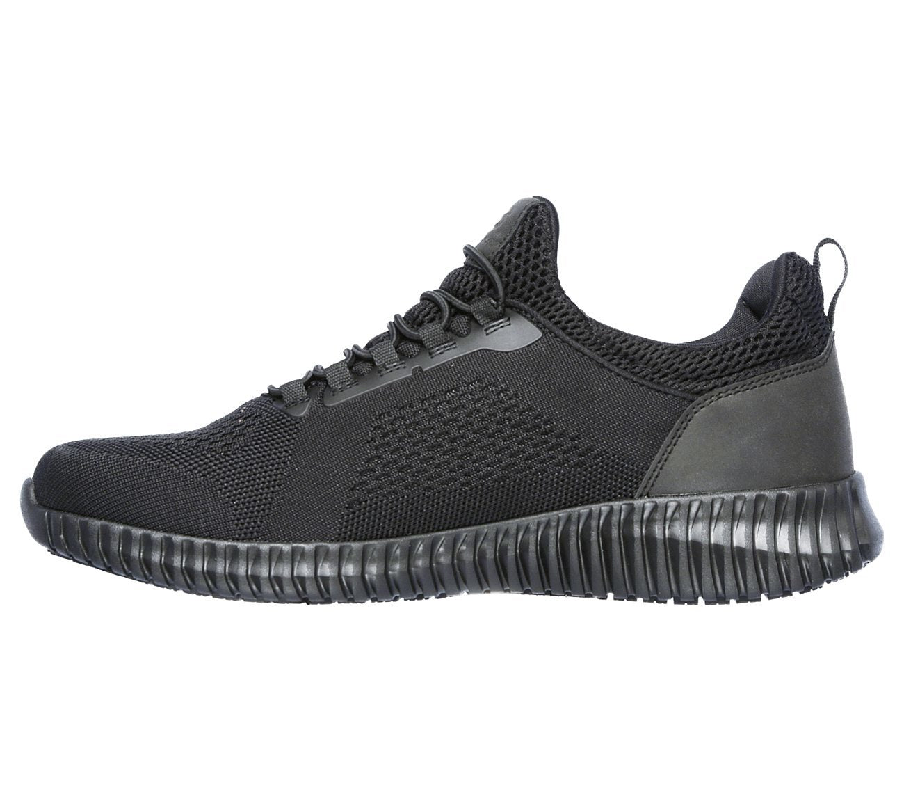 Skechers Παπούτσι Ανδρικό - Work Relaxed Fit: Cessnock SR 77188EC-BLK Black