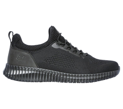 Skechers Παπούτσι Ανδρικό - Work Relaxed Fit: Cessnock SR 77188EC-BLK Black