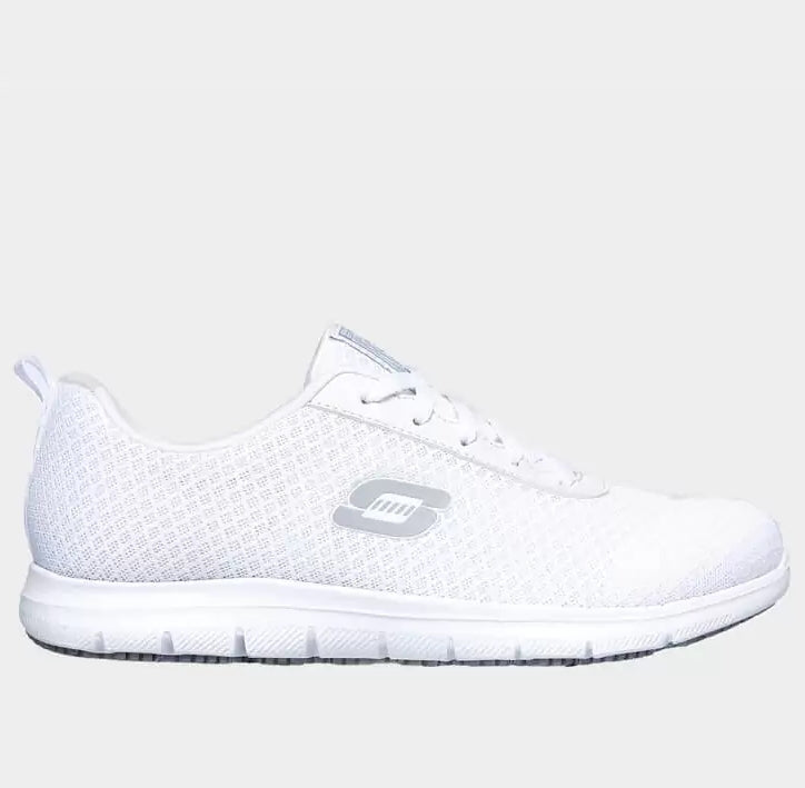Skechers Παπούτσι Γυναικείο - Work Relaxed Fit: Ghenter - Bronaugh 77210EC-WHT