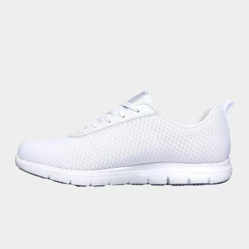Skechers Παπούτσι Γυναικείο - Work Relaxed Fit: Ghenter - Bronaugh 77210EC-WHT