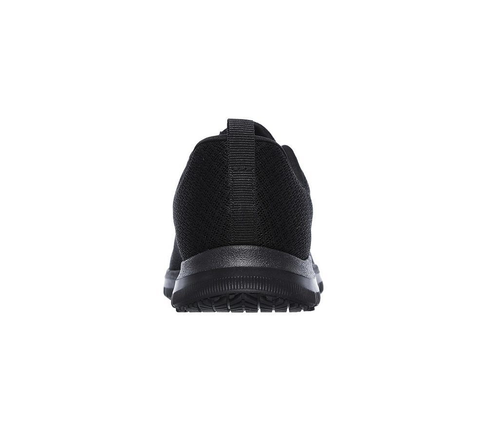 Skechers Παπούτσι Γυναικείο - Work Relaxed Fit: Ghenter - Bronaugh SR 77210-BLK Black