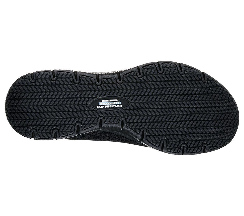 Skechers Παπούτσι Γυναικείο - Work Relaxed Fit: Ghenter - Bronaugh SR 77210-BLK Black