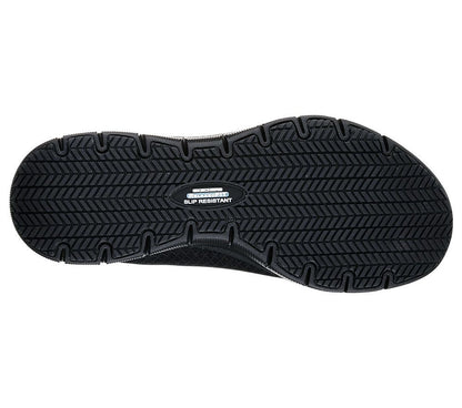 Skechers Παπούτσι Γυναικείο - Work Relaxed Fit: Ghenter - Bronaugh SR 77210-BLK Black
