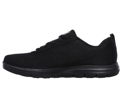Skechers Παπούτσι Γυναικείο - Work Relaxed Fit: Ghenter - Bronaugh SR 77210-BLK Black