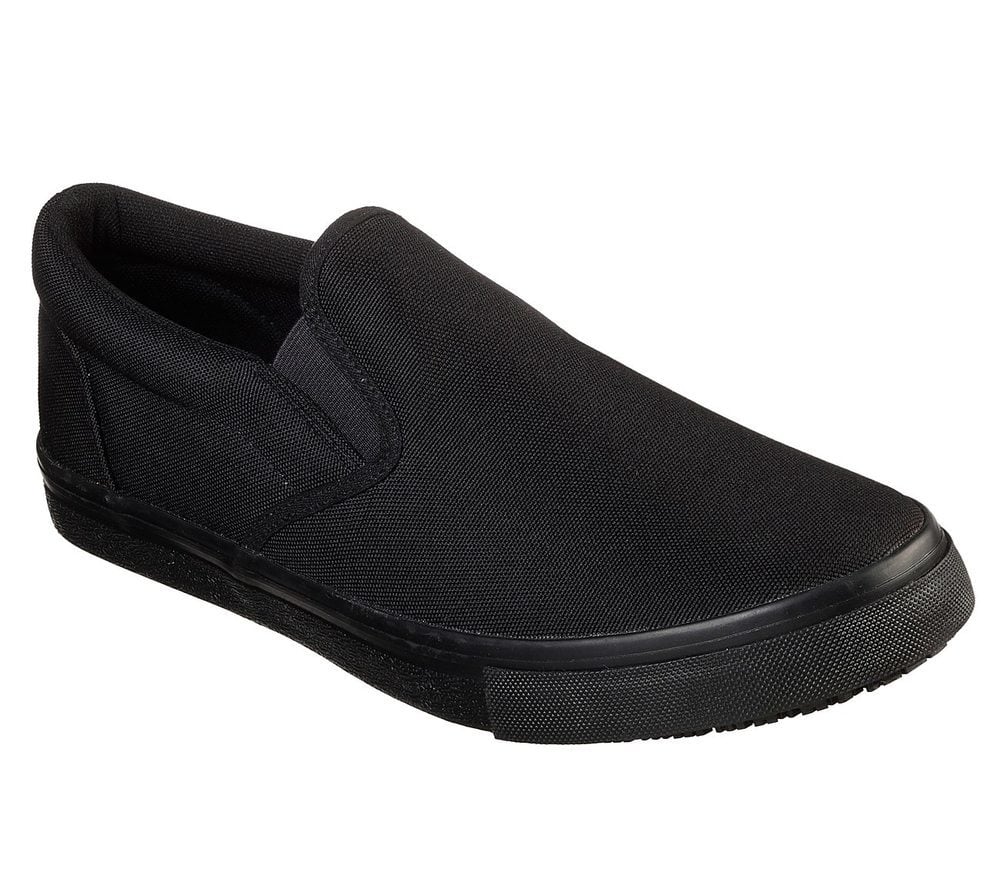 Skechers Παπούτσι Ανδρικό -Work Relaxed Fit: Sudler - Dedham SR -77500-BLK Black