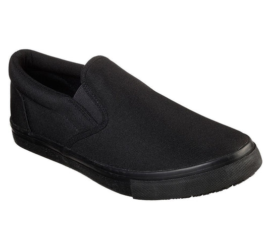 Skechers Παπούτσι Ανδρικό -Work Relaxed Fit: Sudler - Dedham SR -77500-BLK Black