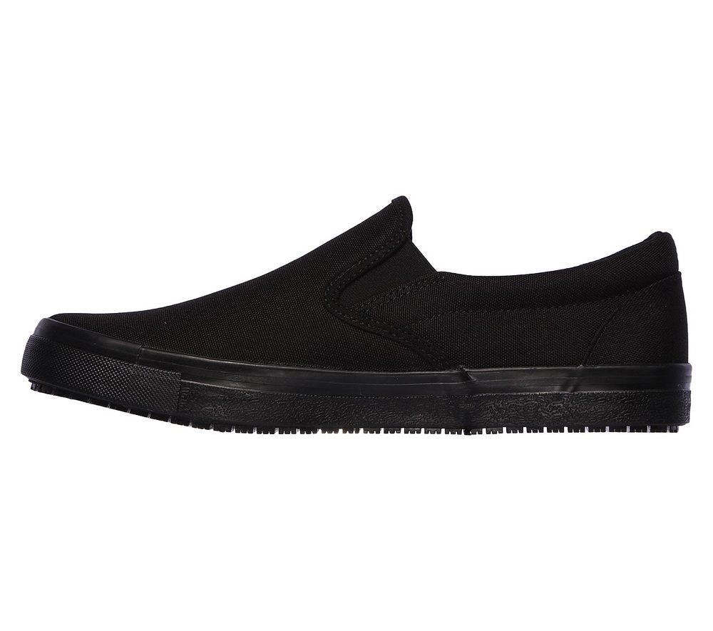 Skechers Παπούτσι Ανδρικό -Work Relaxed Fit: Sudler - Dedham SR -77500-BLK Black