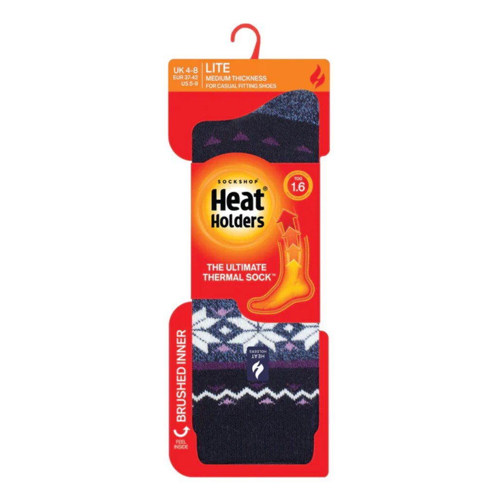 Heat Holders Γυναικείες Κάλτσες - Lite Lima Fairisle - 80090-5800 - Denim