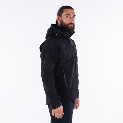 Apu Ανδρικό Αδιάβροχο Αντιανεμικό Μπουφάν - Softshell Jacket Hima-a-laya II - 80535 - Black