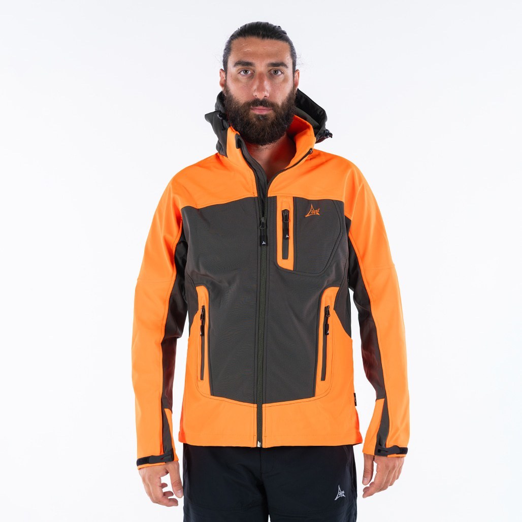 Apu Ανδρικό Αδιάβροχο Αντιανεμικό Μπουφάν - Softshell Jacket Hima-a-laya II - 80535 - Orange Khaki
