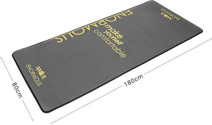 Amila Στρώμα Γυμναστικής NBR 10mm ENORMOUS - 81774-Black