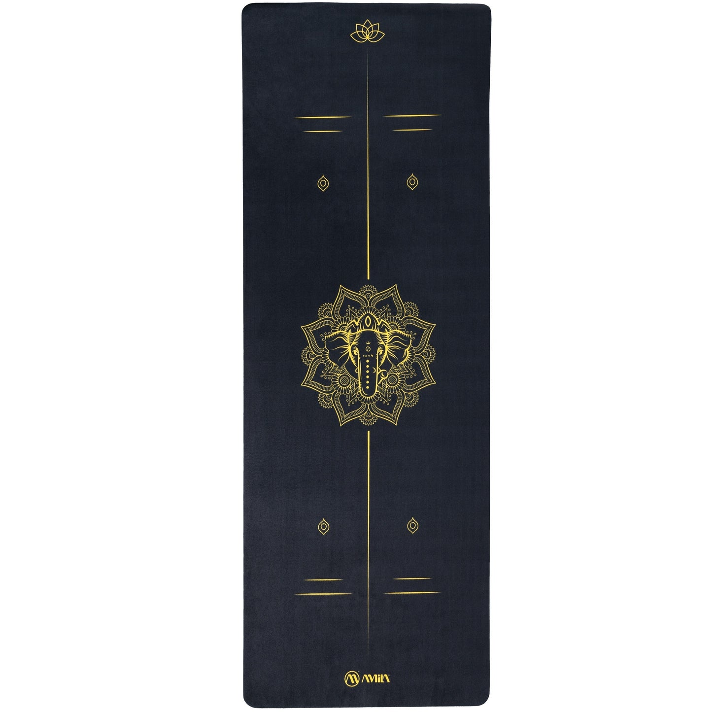 Amila Στρώμα Yoga 6mm TPE & Suede - 81779-Black