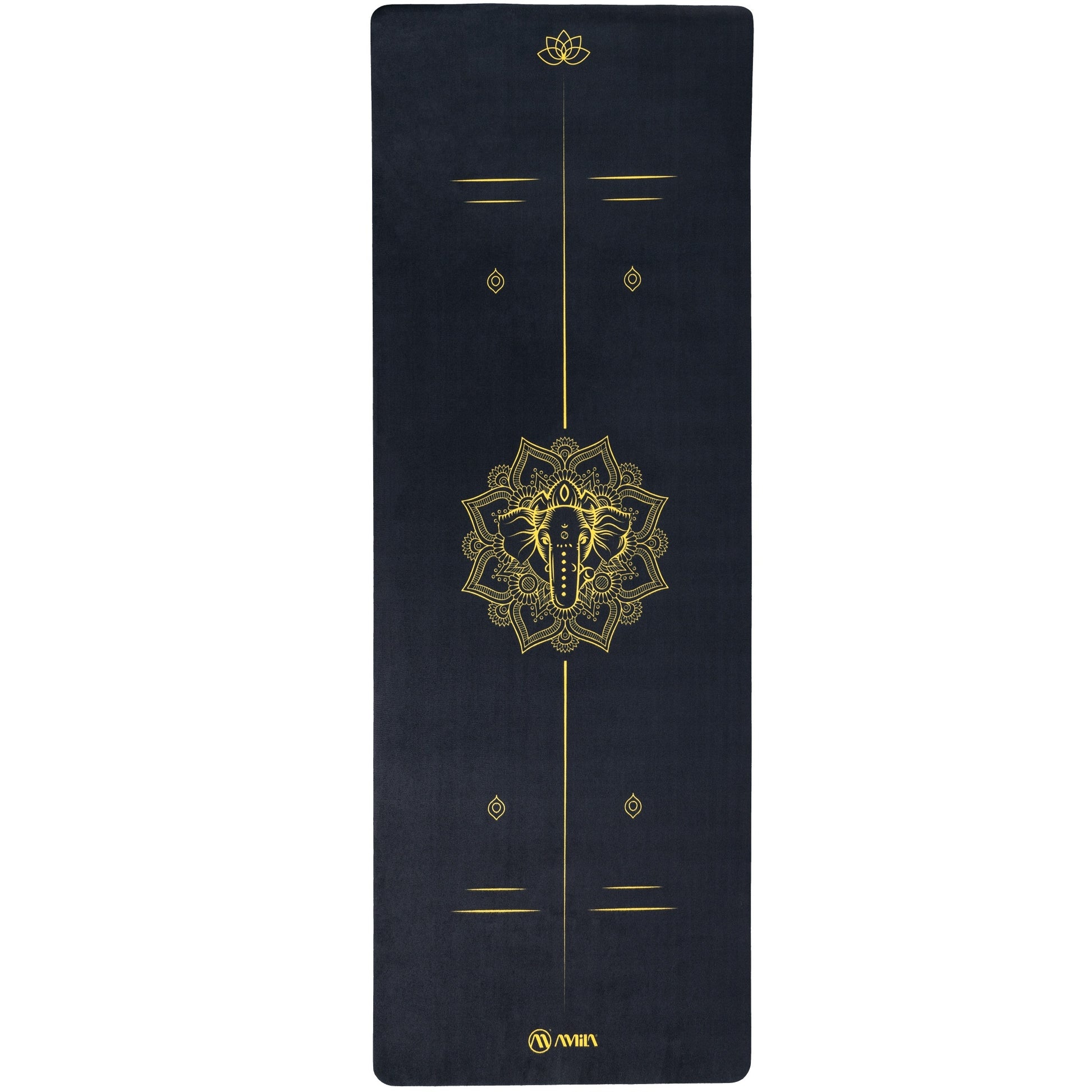Amila Στρώμα Yoga 6mm TPE & Suede - 81779-Black
