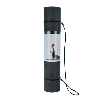 Amila Στρώμα Yoga 6mm TPE & Suede - 81779-Black