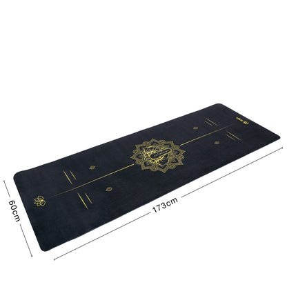 Amila Στρώμα Yoga 6mm TPE & Suede - 81779-Black