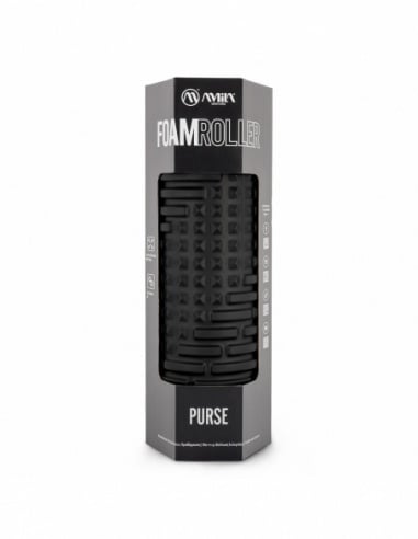 Amila Κύλινδρος Ισορροπίας - Foam Roller Purse Φ13x42,5cm - 81791-Black