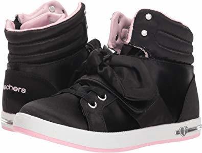 Skechers Παπούτσι Γιά Κορίτσι - Shoutouts - Bow N Bling 84356L-BKPK Black