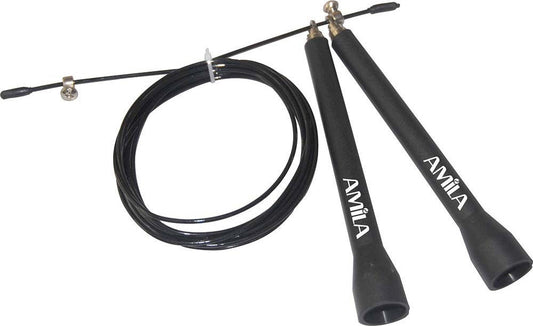 Amila Σχοινάκι Ταχύτητας - Speed Rope - Black - 84576