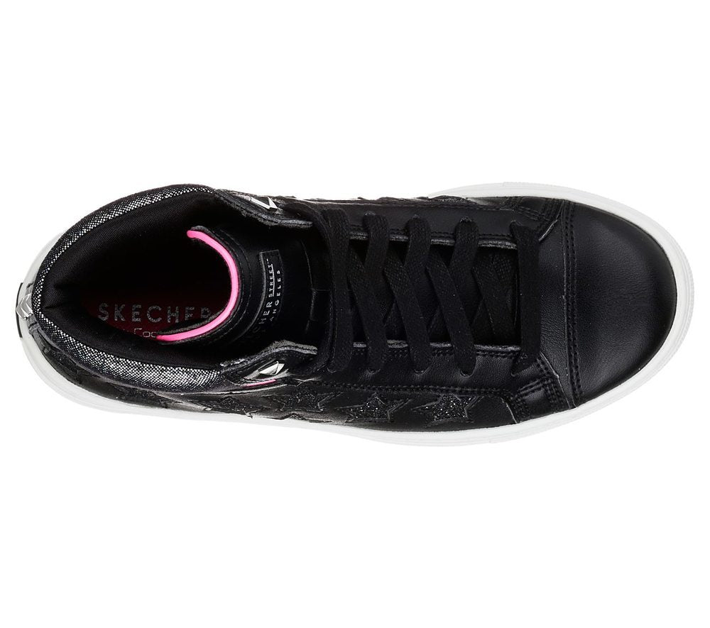 Skechers Παπούτσι Γιά Κορίτσι - Sidestreet - Funk It Out 84595L-BKSL Black-Silver