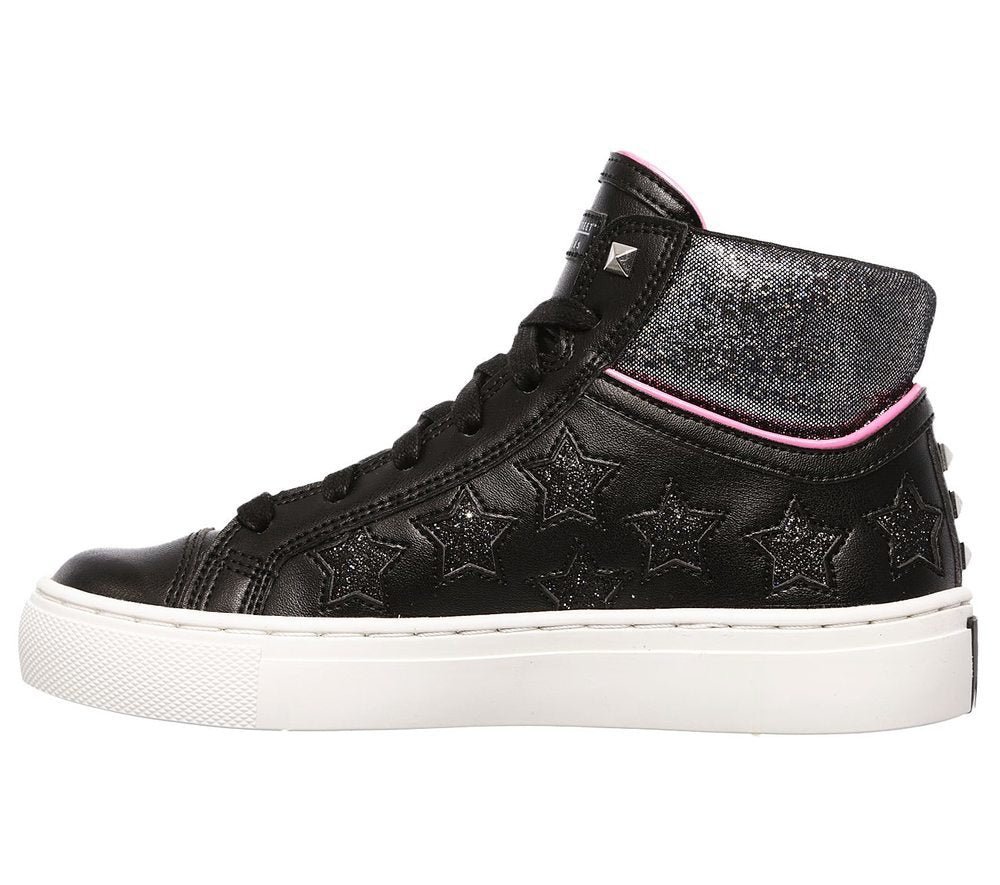 Skechers Παπούτσι Γιά Κορίτσι - Sidestreet - Funk It Out 84595L-BKSL Black-Silver