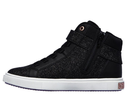 Skechers Μποτάκι Γιά Κορίτσι -Shoutouts Glitz 84779L-BKRG Black