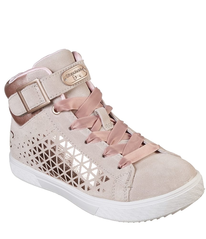 Skechers Μποτάκι Γιά Κορίτσι - Shoutouts 2.0 - Suede Chic 84794L-NAT Natural