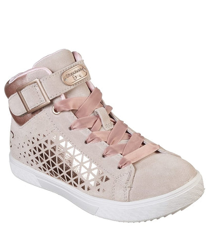 Skechers Μποτάκι Γιά Κορίτσι - Shoutouts 2.0 - Suede Chic 84794L-NAT Natural