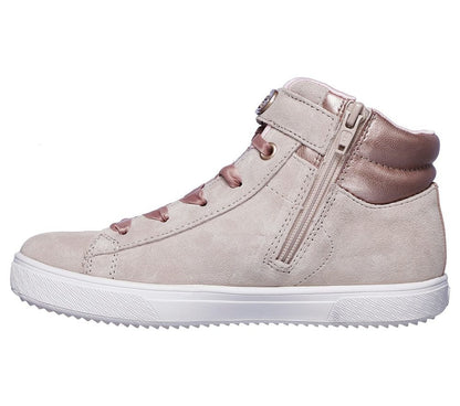 Skechers Μποτάκι Γιά Κορίτσι - Shoutouts 2.0 - Suede Chic 84794L-NAT Natural