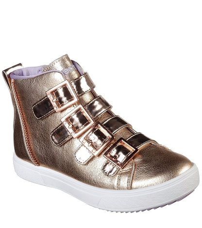 Skechers Μποτάκι Γιά Κορίτσι -Shoutouts 2.0 - Metallic Magic 84797L-RSGD ROSE Gold