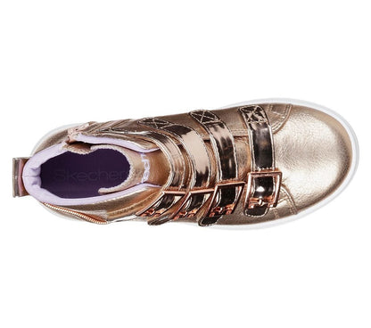 Skechers Μποτάκι Γιά Κορίτσι -Shoutouts 2.0 - Metallic Magic 84797L-RSGD ROSE Gold