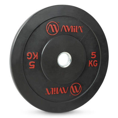 Amila Δίσκος Black R Bumper Slim 50mm 5Kg - 84831
