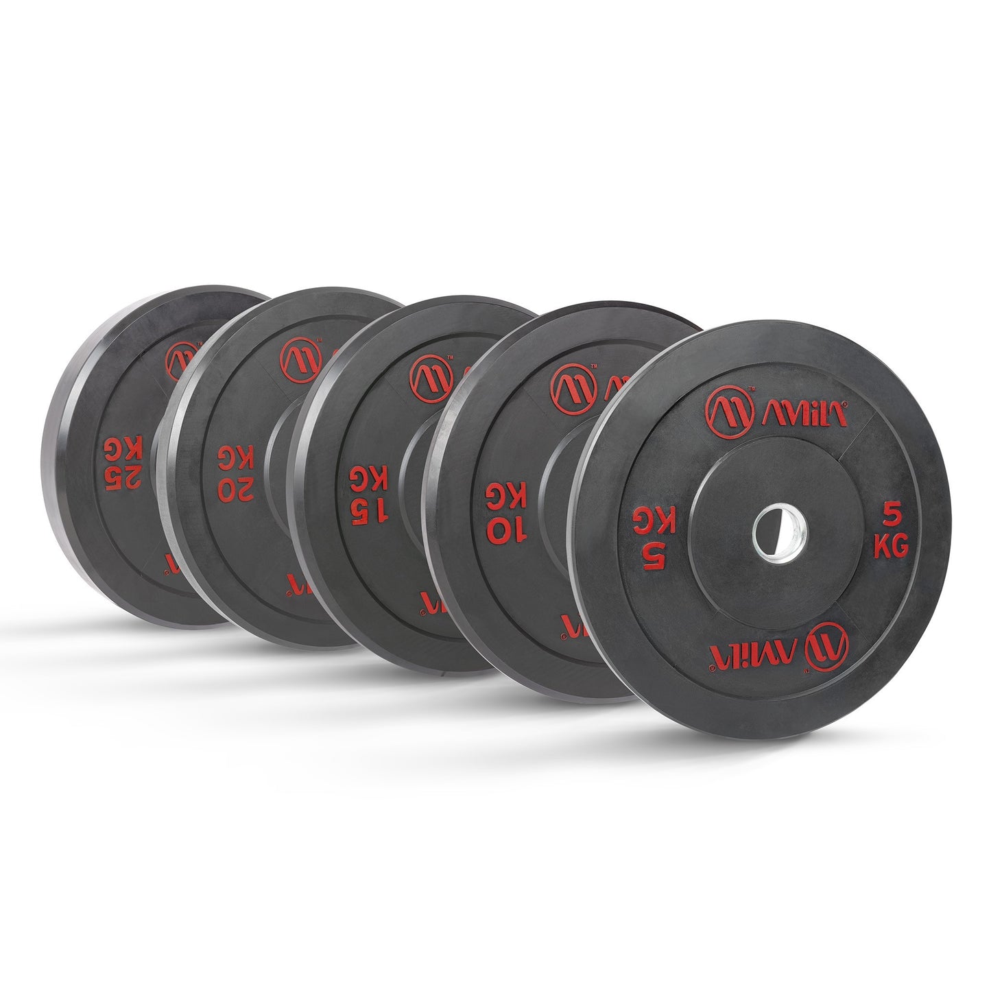 Amila Δίσκος Black R Bumper Slim 50mm 5Kg - 84831